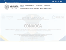 Tablet Screenshot of nanchital.gob.mx